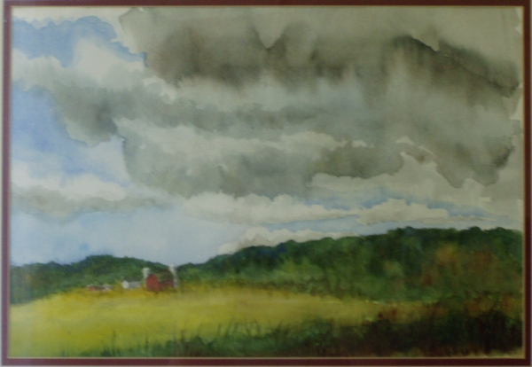 Storm Over Como by Lin Beribak