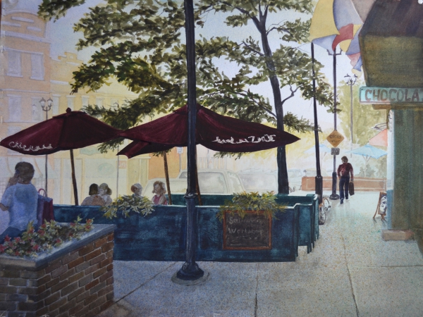 Shanahan's on Madison, II by Lin Beribak