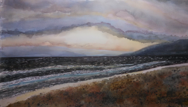 Sunset, Point Dume, Malibu by Lin Beribak