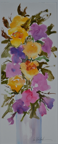 Freeform Roses by Lin Beribak