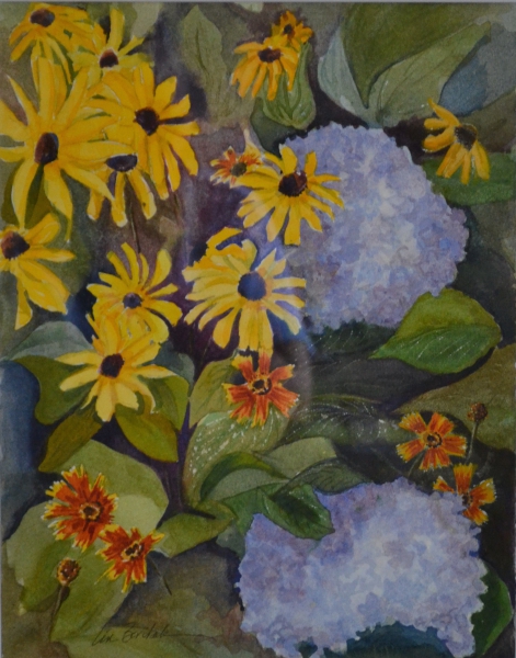 In My Garden, 1 by Lin Beribak