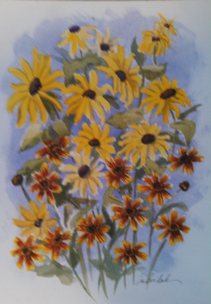 In My Garden, 3 by Lin Beribak