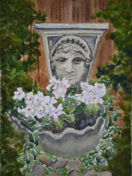 Garden Art I by Lin Beribak